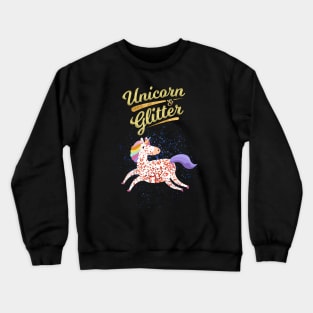 Glitter Unicorn Crewneck Sweatshirt